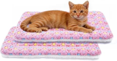 Miniatura 9 de Mora Pets Cama para Perros Almohadilla para Jaula Cama Ultra Suave para Mascotas con Bonito Estampado de Estrellas Alfombrilla Lavable para Jaula