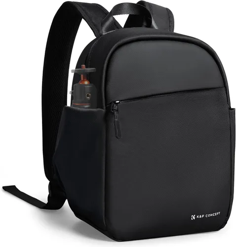 Miniatura 12 de K & F CONCEPT Bolso pequeño para cámara para fotógrafo, bolsa de hombro cruzada para cámara DSLR/SLR/sin espejo, estuche compacto para cámara