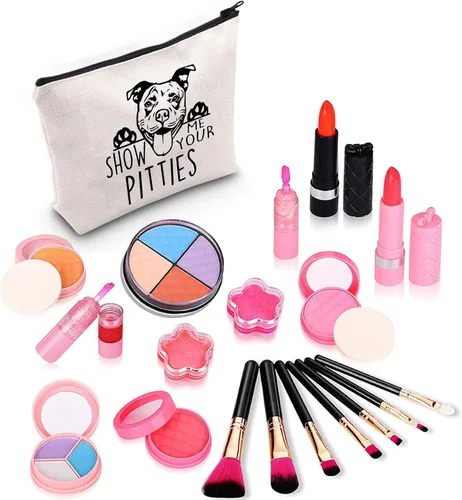 Miniatura 3 de ZJXHPO Divertido regalo de Pitbull Show Me Your Pitties Dog Lovers Gift Pitbull Mom Cosmetic Bag Zipper Accesorio Bolsa, Perro Pitties, No