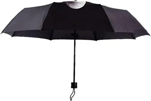 Miniatura 3 de YINGHUA Paraguas de lluvia vertical para hombre y mujer, diseño divertido, paraguas plegable con diseño soleado y lluvia, paraguas de personalidad