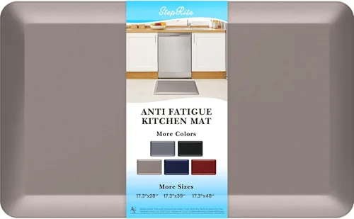 Miniatura 45 de StepRite Tapete de cocina antifatiga de 4/5 pulgadas de grosor, antideslizante, resistente a las manchas y al agua, tapete de escritorio para Azul