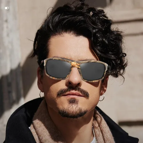 Miniatura 7 de Gafas de sol deportivas para ciclismo, conducción, pesca, béisbol, correr, para hombres y mujeres, lentes UV400 Camuflaje polarizado