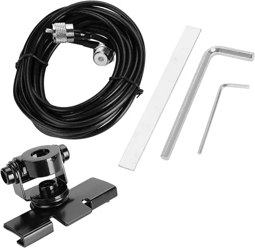 Miniatura 2 de Soporte de montaje de antena de jamón de coche para radio móvil, soporte de maletero para tapa de tronco/Hatchback/Montaje de puerta para FT-1802M