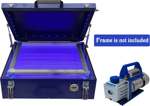 Miniatura 3 de Unidad de exposición UV al vacío Screen Printing Fabricación de placas con tubos LED Impresión de almohadilla de lámina en caliente PCB Hacer 18 x