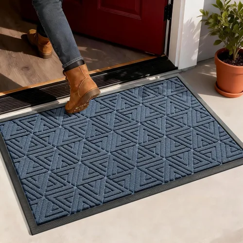 Miniatura 45 de Yimobra Alfombra para Puerta Delantera Exterior Entrada 29.5x17, Impermeable Resistente Alfombras Exteriores para Puerta Delantera, Alfombra