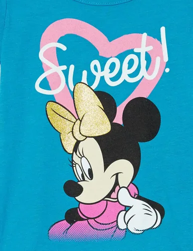 Miniatura 2 de Disney Minnie Mouse - Camiseta de manga corta para niñas pequeñas