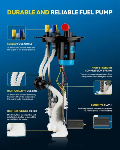 Miniatura 249 de PHILTOP FG1538 Conjunto de Bomba de Combustible Eléctrica con Unidad de Envío Compatible con Nissan Versa 1.6L Sedán/N17X 2012-2019, 2014-2019 Versa