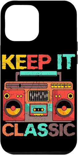 Miniatura 25 de Keep It Classic Radio 80s 90s Retro Vintage Cassette Player Funda para iPhone 17 Pro Max