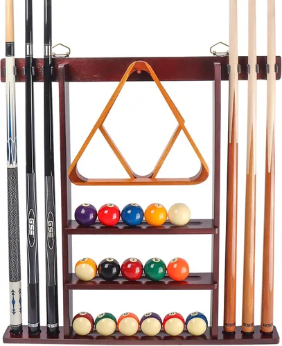 Miniatura 11 de GSE Games & Sports Expert Estante de Montaje en Pared con Contador de Puntuación Solamente, Estante de Montaje en Pared Colgante que Sostiene 6/8