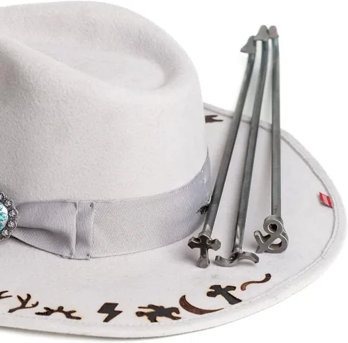 Kit de hierros para marcar de acero mini de 1" con personajes surtidos para sombreros, grabado en madera, manualidades para principiantes y adultos