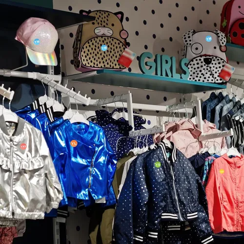 Miniatura 4 de 2500 calcomanías de tamaño de ropa juvenil, etiquetas adhesivas redondas, diámetro circular, 0.9 pulgadas, etiquetas de tamaño de ropa, etiquetas
