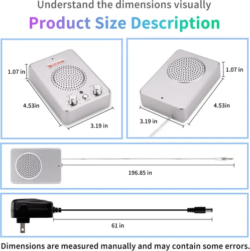 Miniatura 7 de DESHUN Sistema de intercomunicación de ventana de doble manera, altavoces de ventana, un walkie-talkie que se puede conectar al vidrio, micrófono