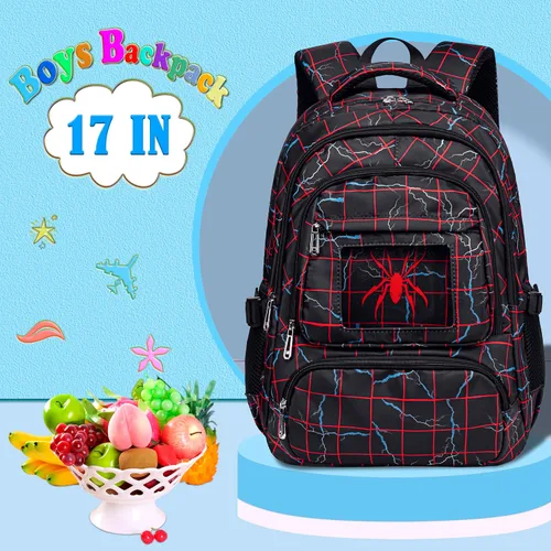 Miniatura 2 de FunnyGifts Mochilas escolares para niños para escuela primaria jardín de infantes preescolar mochila para niños 4 5 6 7 8 9 10 11 12