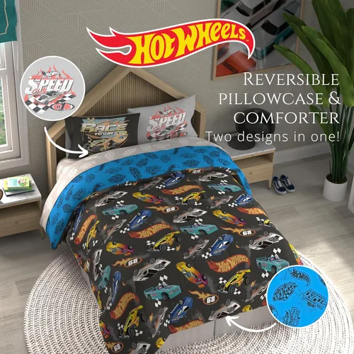 Miniatura 525 de Franco - Juego de edredón y sábanas supersuaves con funda, para niños, 7 piezas, tamaño matrimonial, Five Nights At Freddy's Cinco noches en Freddy's