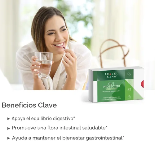 Miniatura 3 de Probióticos de viaje para la salud digestiva, apoyo inmunológico y diarrea ocasional del viajero Probióticos para la salud intestinal Suplemento