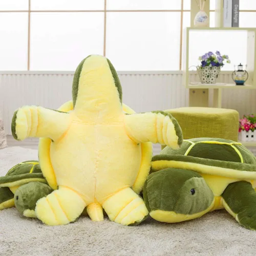 Miniatura 3 de ERDAO Almohada de peluche de tortuga marina, juguetes de peluche de tortuga, regalos para niños y niñas, 15.7 pulgadas