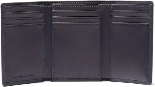 Miniatura 5 de Trifold con tarjeta portafolios talla única Aceite Negro