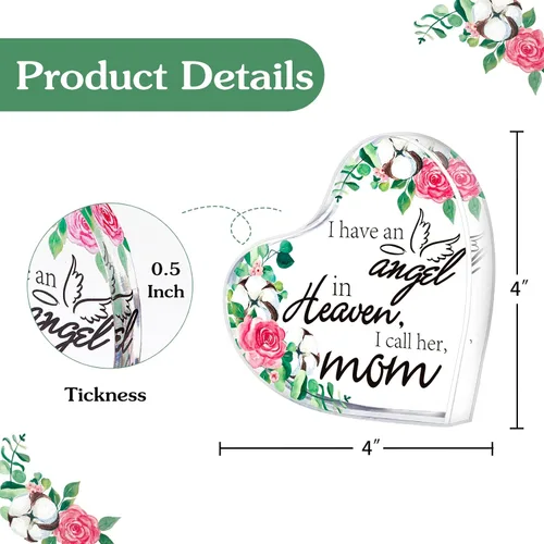 Miniatura 7 de SICOHOME Regalo conmemorativo para la pérdida de la madre, regalos de condolencia por pérdida de la madre duelo funeral en memoria de un ser