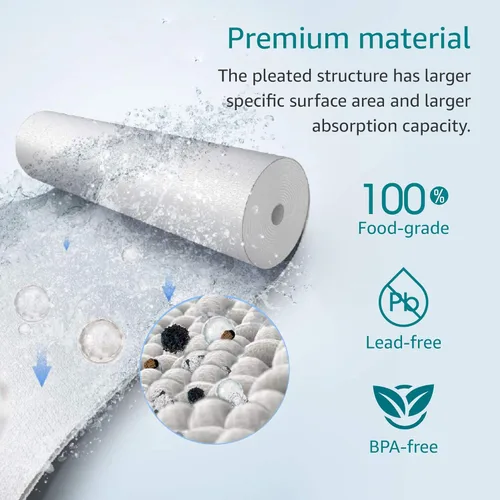 Miniatura 4 de AQUA CREST AP110 Filtro de agua para toda la casa, filtro de sedimentos, 5 micras, repuesto para 3M® Aqua-Pure AP110, Culligan® P5, APEC, GE FXUSC