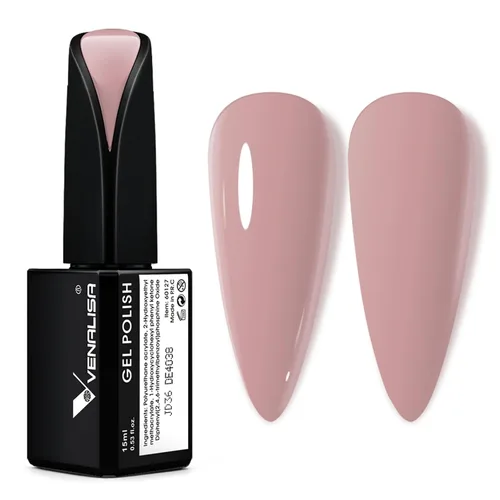 Miniatura 19 de VENALISA - Esmalte de uñas en gel rosa bebé, 0.53 onzas líquidas, color rosa claro, color rosa claro, color rosa nude, primavera y verano, esmalte