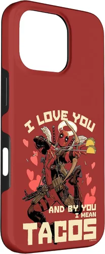 Miniatura 46 de Marvel Deadpool I Love You and by You I Mean Tacos - Carcasa para iPhone 17