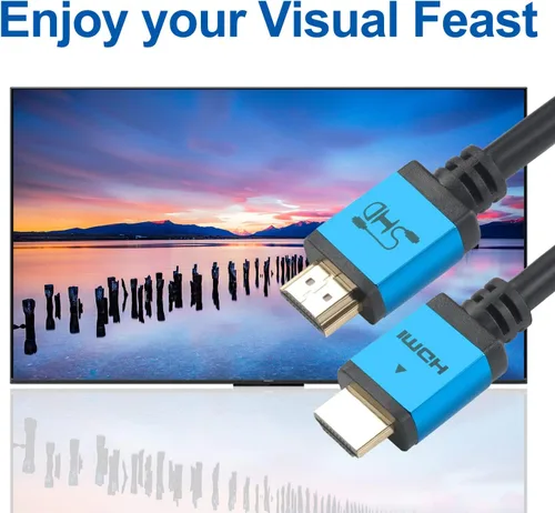Miniatura 6 de SHD Cable HDMI de 50 pies de alta velocidad HDMI 2.0 V UHD 18 Gbps soporte 4K 3D 1080P Ethernet Audio Retorno CL3 clasificado conectores chapados
