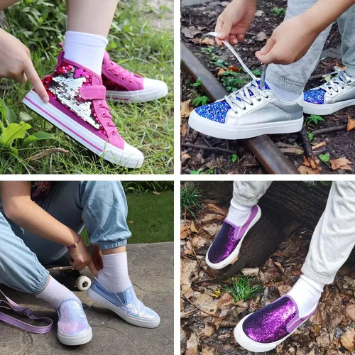 Miniatura 2 de Toandon Zapatillas de lona casuales de moda adorables para niños