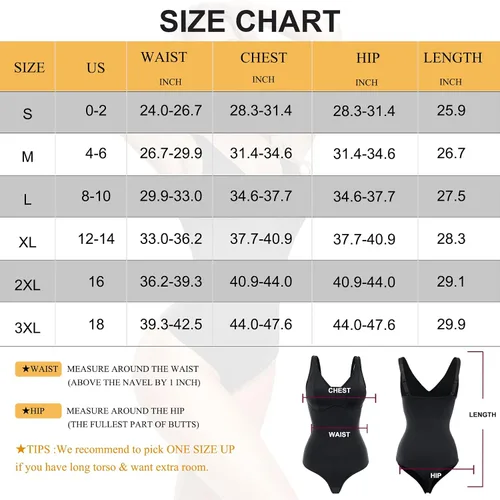 Miniatura 6 de REDPAI Body moldeador de tanga con brasier integrado para mujer, control de abdomen, moldeador de cuerpo completo, cuello en V, faja colombiana