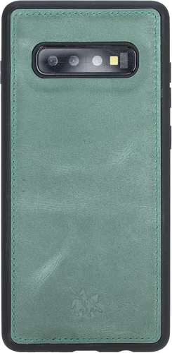 Miniatura 18 de Venito Lucca - Funda de piel compatible con Samsung Galaxy Note 10 (6,3 pulgadas), extra segura, con cubierta trasera acolchada, cocodrilo negro