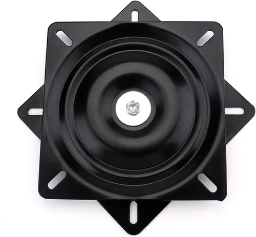 Miniatura 7 de AAGUT Taburete de bar de 6.25 pulgadas de repuesto de placa giratoria, mecanismo giratorio cuadrado resistente para silla reclinable o muebles, base
