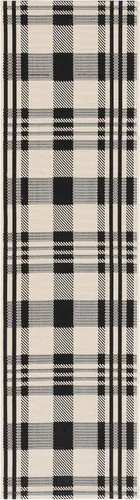 Miniatura 10 de SAFAVIEH Alfombra Lavable para Exteriores Colección Courtyard - 2'3" x 4', Beige y Azul, Patrón a Cuadros, No Desprende Pelusa y Fácil Limpieza