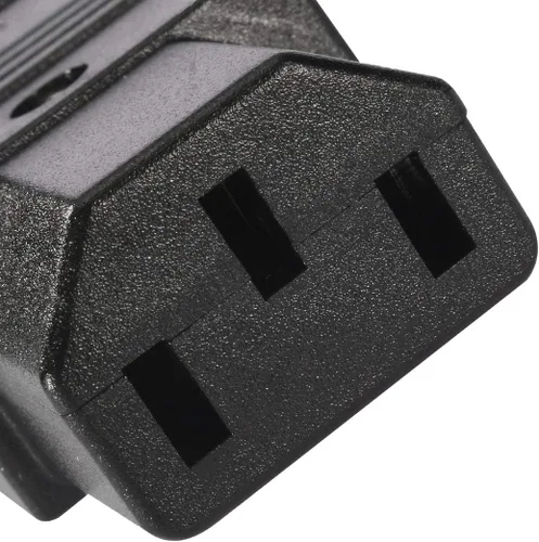 Miniatura 2 de Uxcell AC250V 10 A 3Terminals Panel Mount IEC320 C14 Enchufe C13 Plug conector adaptador, 3 piezas