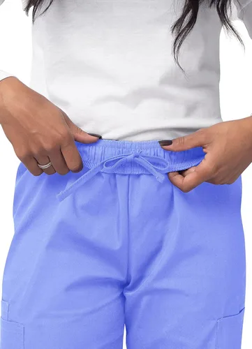 Miniatura 4 de Sivvan Scrubs for Women - Mock Wrap & Cargo Pants Scrub Set