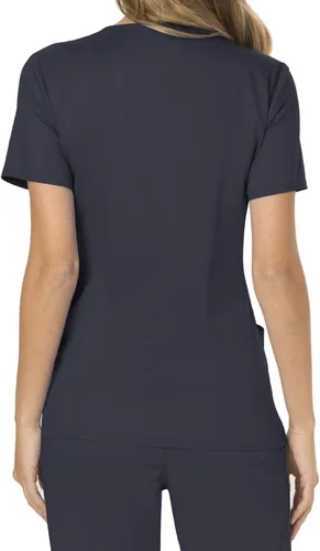 Miniatura 2 de Workwear Revolution WW610 - Ropa quirúrgica con estilo cruzado falso para mujer, elástica, suave y de fácil cuidado