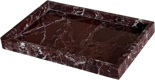 Miniatura 10 de Bandeja de almacenamiento de mármol natural, bandeja de joyas para cosméticos, organizador de cocina, bandeja de mesa auxiliar