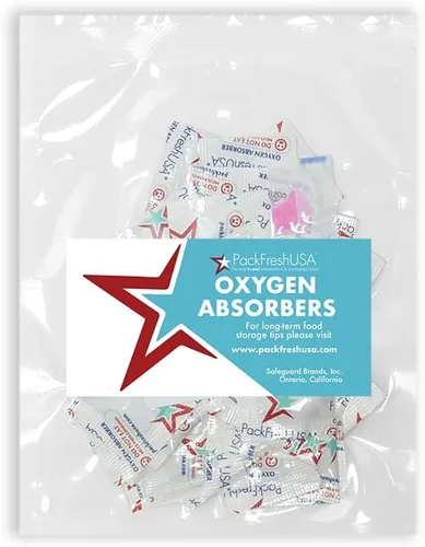 Miniatura 2 de PackFreshUSA: Paquete de 400 paquetes de absorción de oxígeno de 20 cc, grado alimenticio, no tóxico, conservación de alimentos, guía