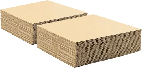 Miniatura 21 de Golden State Art, Paquete de 50 hojas de cartón corrugado de 5 x 7 pulgadas, almohadillas de cartón plano para embalaje, correo o manualidades