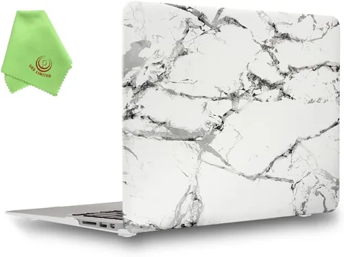 Miniatura 63 de Carcasa para MacBook Air de 13 pulgadas, UESWILL, carcasa rígida mate de tacto suave para MacBook Air de 13 pulgadas (Modelo A1466 / A1369) de Negro