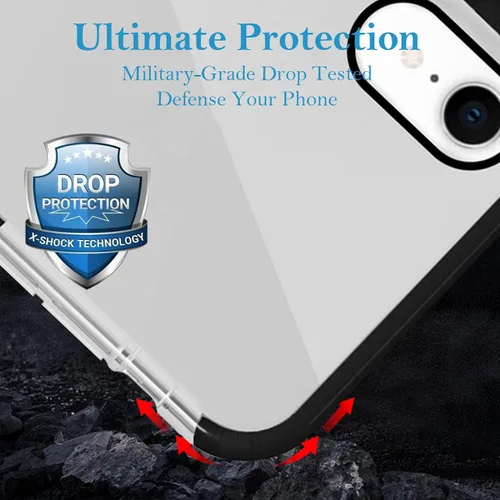Miniatura 6 de Funda de teléfono personalizada para iPhone XR, diseño personalizado de fotos de collage de múltiples imágenes, resistente a los golpes, resistente