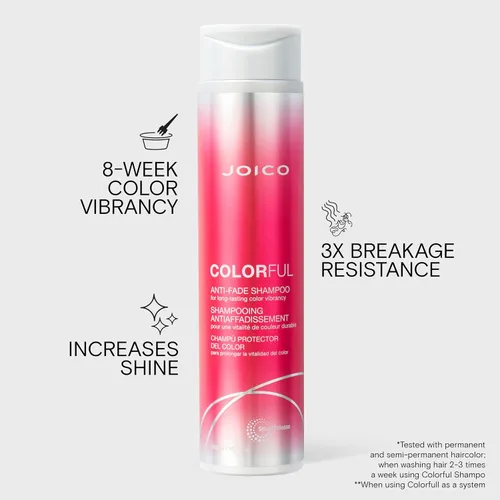 Miniatura 2 de Joico Colorful Anti-Fade Shampoo For Color-Treated Hair Preserve Hair Color & Vibrancy Long-Term Boost Shine & Reduce Breakage Sulfate Free