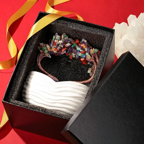 Miniatura 6 de GEHECRST Árbol de aventurina verde con cristales curativos de corazón, árbol de dinero, piedras preciosas de reiki, árboles bonsái de cuarzo, adorno
