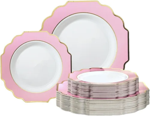Miniatura 47 de OCCASIONS juego para 25 comensales (200 piezas), 80 comensales (640 piezas), 120 comensales (960 piezas), blanco imperial, 10.5 pulgadas, 7.5 A.