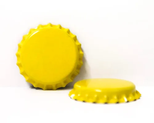 North Mountain Supply Tapas de corona para botellas de cerveza, color amarillo, barrera de oxígeno, 150 unidades