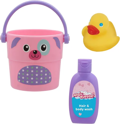 Miniatura 3 de Magic Nursery: Love Buckets - Juego de muñecas de bebé de 8 pulgadas, juego de New Adventures Bath Time Playset, a partir de 2 años