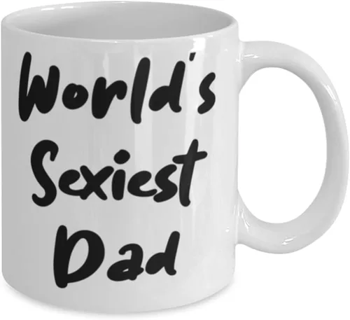 Miniatura 2 de Regalos inapropiados para padre, padre más sexy del mundo, taza de 11 oz y 15 onzas de hijo, taza para papá, tazas divertidas, regalo