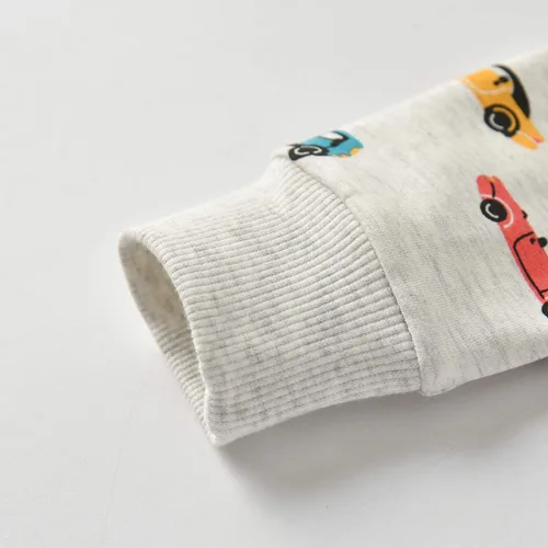 Miniatura 4 de Conjunto de sudadera con capucha y pantalones, de manga larga, con varios diseños, para bebé o niño