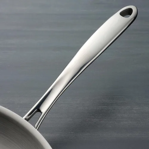 Miniatura 6 de Tramontina Tri-Ply Clad - Juego de utensilios de cocina de acero inoxidable de 12 piezas con tapas de vidrio, ollas y sartenes, listo