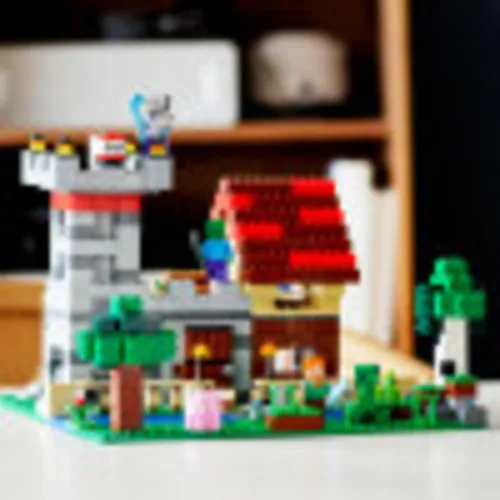 Miniatura 7 de LEGO Minecraft The Crafting Box 3.0 21161 Minecraft - Juguete de construcción de ladrillos y minifiguras, juego de construcción de castillo