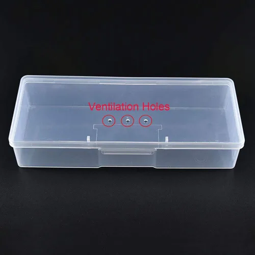 Miniatura 4 de Organizador de viaje para cosméticos de maquillaje, caja de lápices para brochas de papelería, píldoras, suplementos, portátil, 7.3 x 2.8 x 1.4