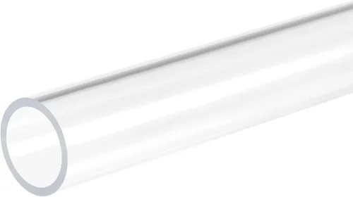 Miniatura 60 de MECCANIXITY Tubo acrílico rígido redondo tubo transparente 0.236 in ID 0.315 in OD 12.008 in longitud para lámparas y linternas, sistema